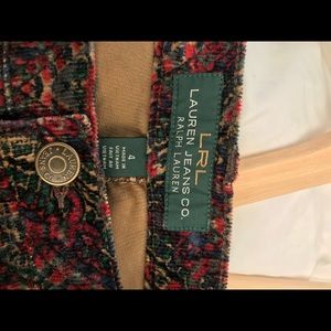 Straight leg corduroy jeans